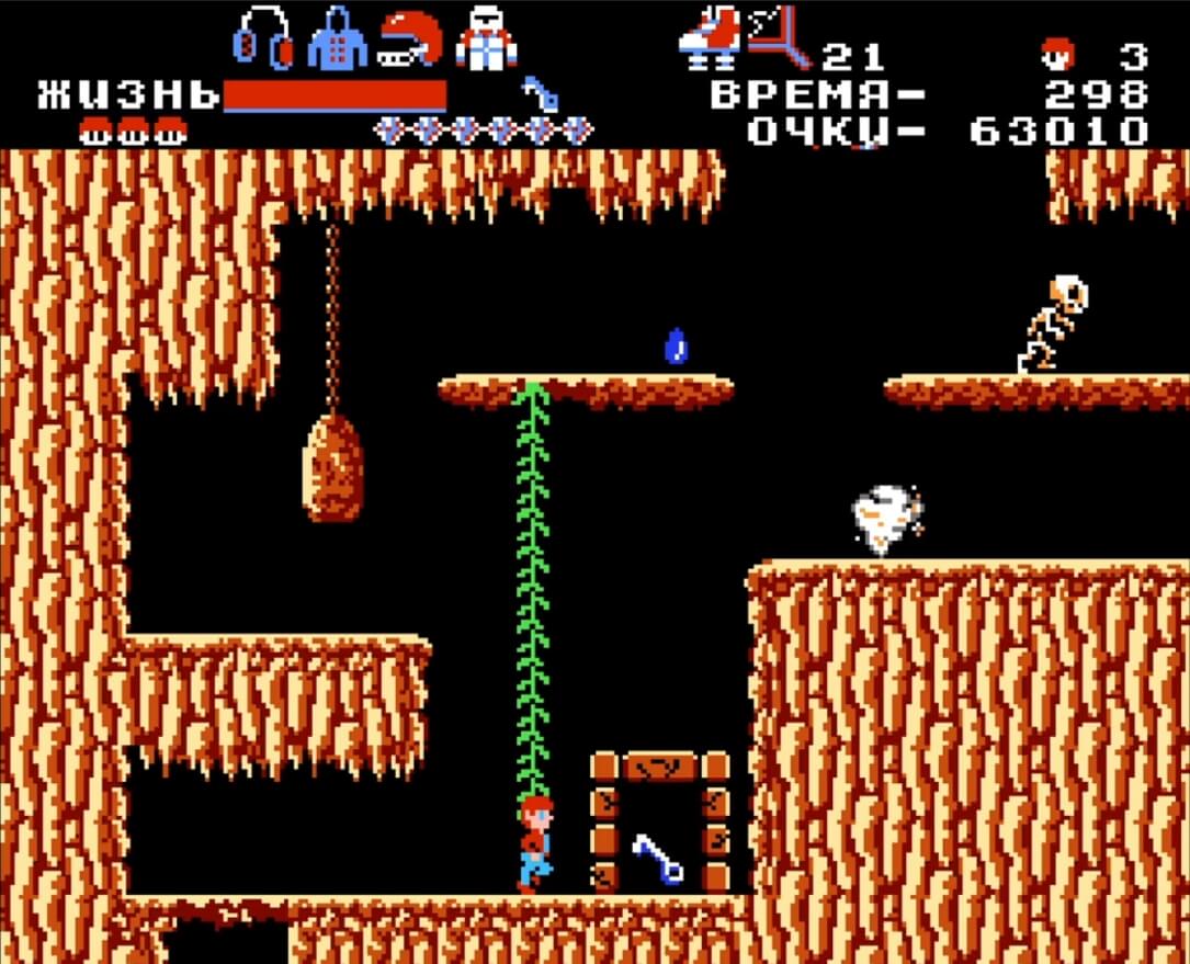Goonies, The - геймплей игры Dendy\NES